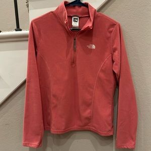 North Face half zip girls size XLarge